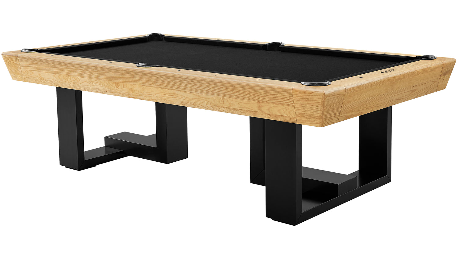 Legacy Billiards Richland Pool Table in Honey Ash Finish with Black Cloth