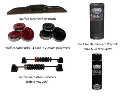 Accessories Included With the Purchase of a Legacy Brand Shuffleboard Table No Cover or Perfect Drawer