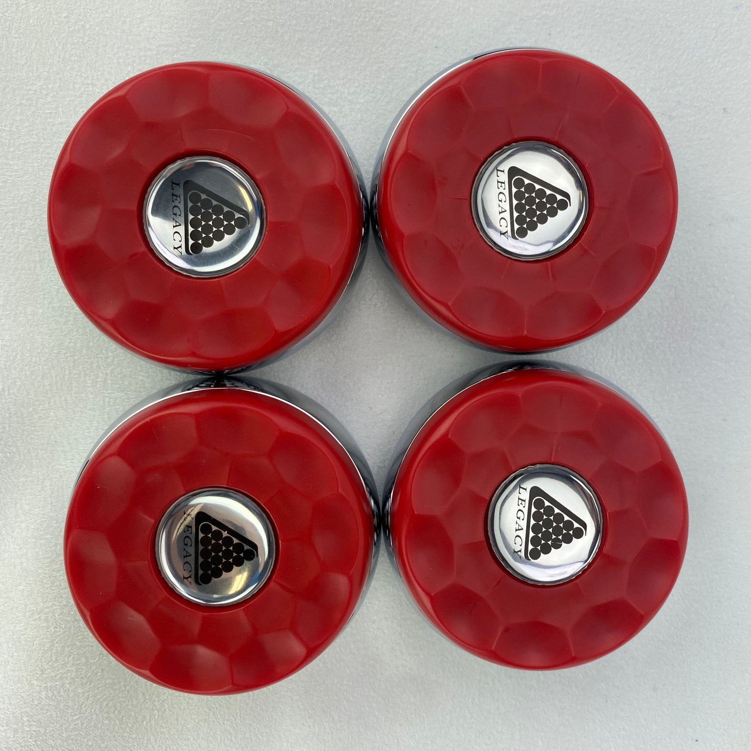 Legacy Billiards Shuffleboard Puck Set - 4 red pucks