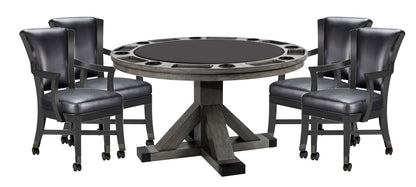 Sterling 2 in 1 Game Table with 4 Game Chairs