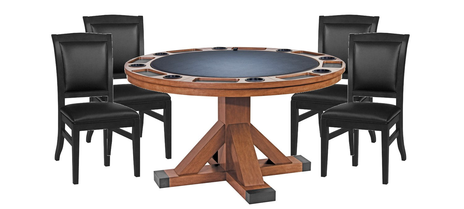 Sterling 2 in 1 Game Table with 4 Game Chairs