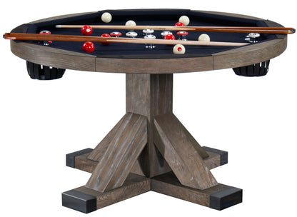 Legacy Billiards Sterling 3 in 1 Game Table with Poker, Dining and Bumper Pool in Smoke Finish