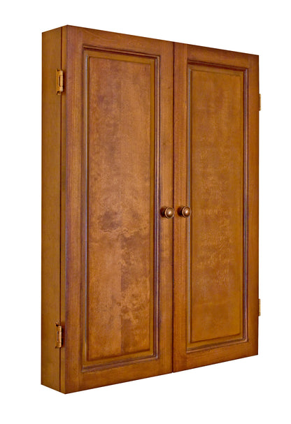 Legacy Billiards Sterling Dartboard Cabinet in Walnut Finish - Primary Image