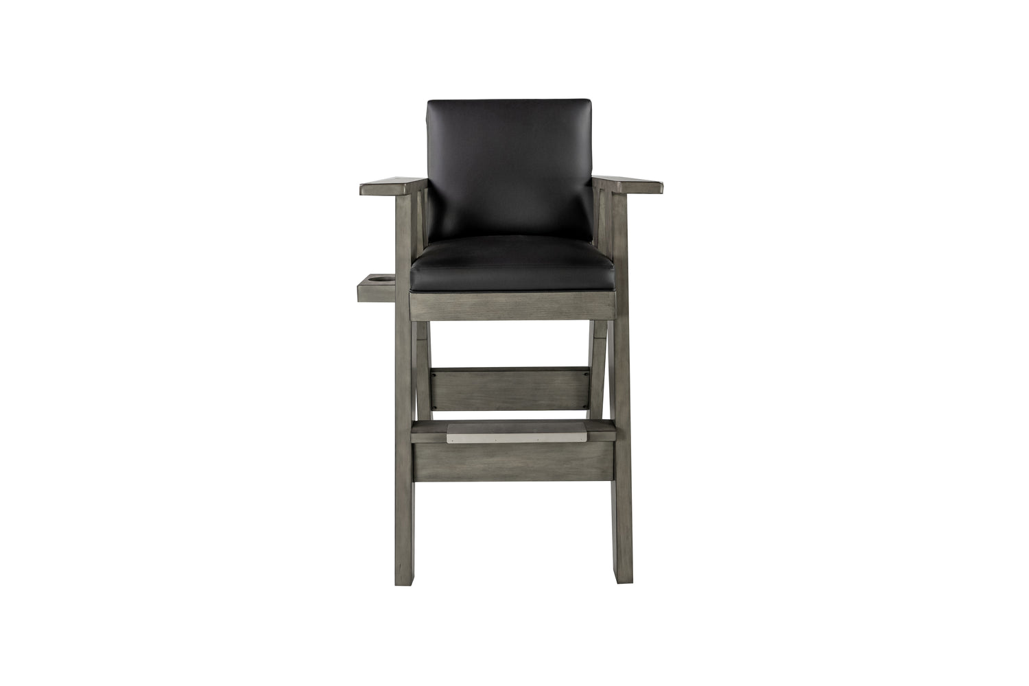 Legacy Billiards Sterling Spectator Chair in Overcast Finish - Front View