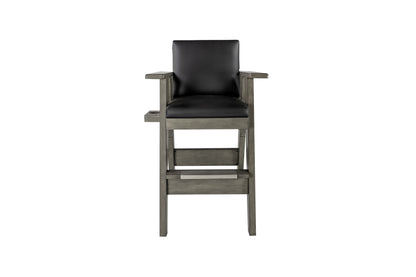 Legacy Billiards Sterling Spectator Chair in Overcast Finish - Front View