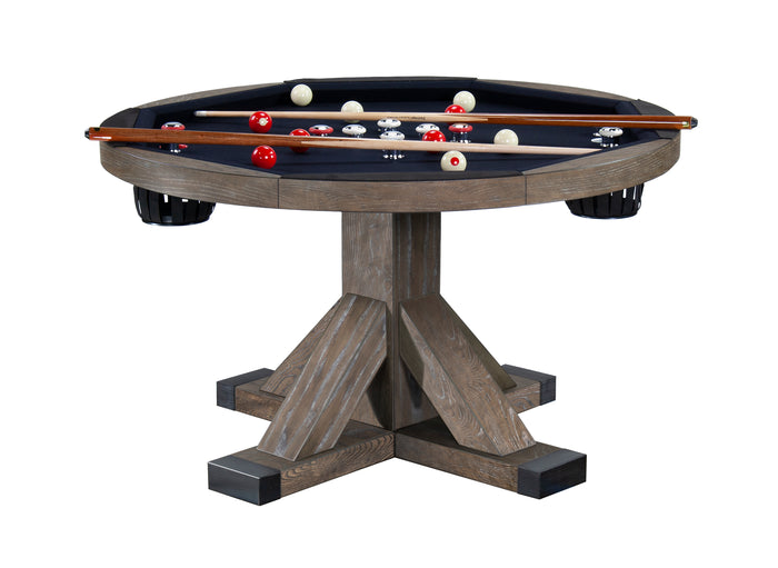 Sterling 3 in 1 Game Table With Bumper Pool - Rustic Series
