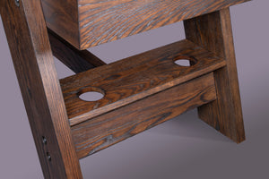 Legacy Billiards 9 Ft Barren Shuffleboard Legs Closeup