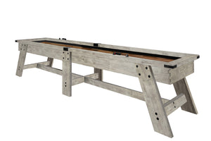 Legacy Billiards 12' Barren Outdoor Shuffleboard Table in Ash Grey Finish