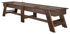 Legacy Billiards 14 Ft Barren Shuffleboard in Whiskey Barrel Finish