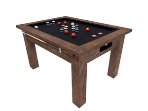 Legacy Billiards Baylor Bumper Pool Table in Whiskey Barrel Finish