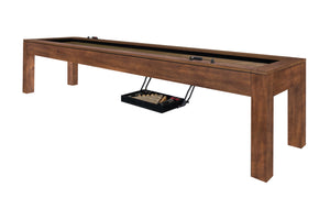Legacy Billiards Baylor 9 Ft Shuffleboard in Gunshot Finish