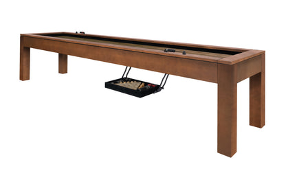 Legacy Billiards Baylor 9 Ft Shuffleboard in Walnut Finish