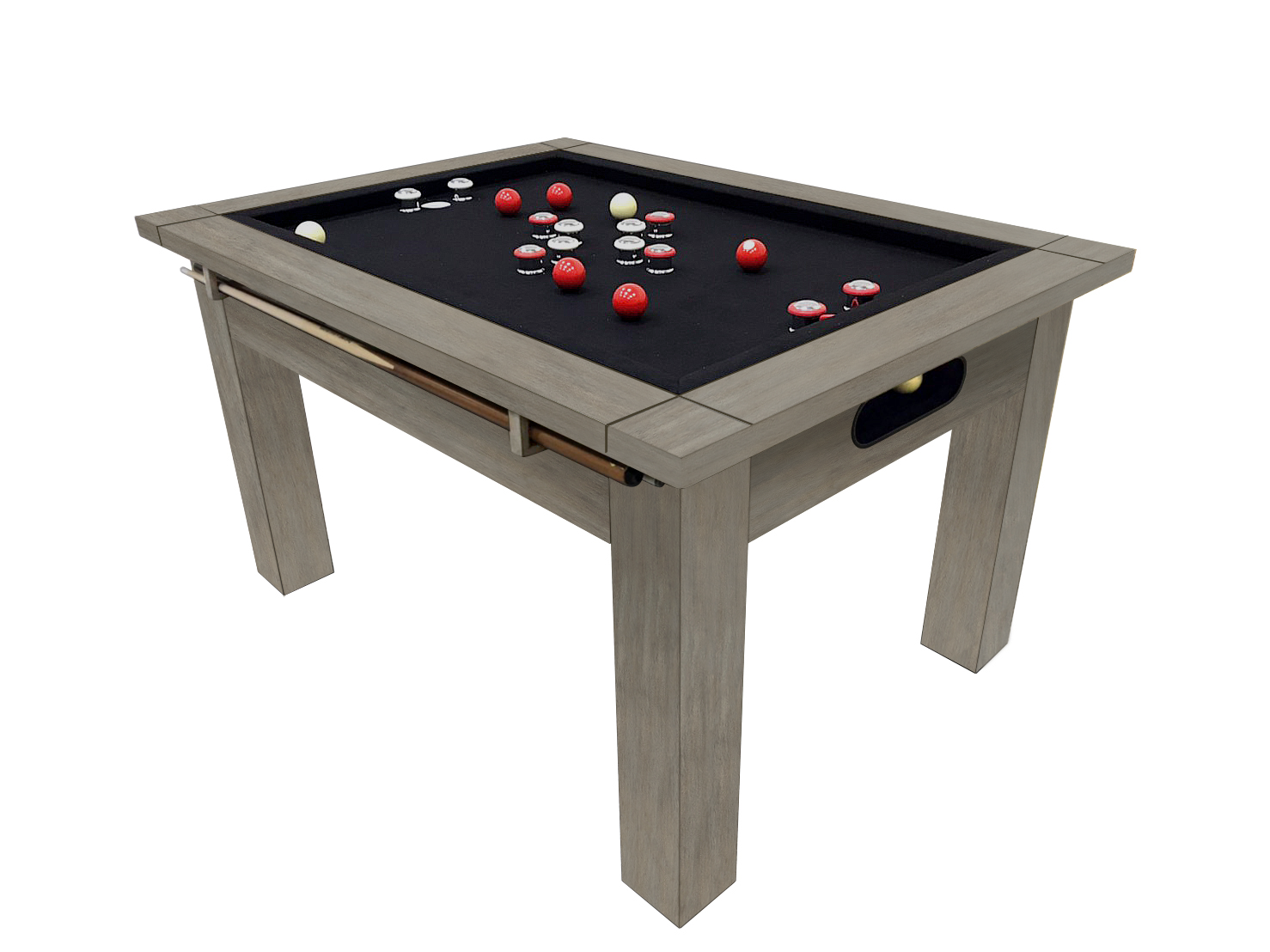 Legacy Billiards Baylor Bumper Pool Table in Overcast Finish