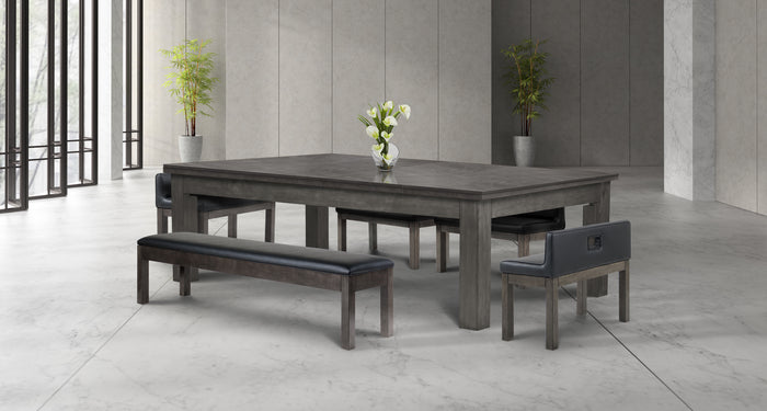Baylor II 8 Ft Pool Table Dining Collection - Modern Series