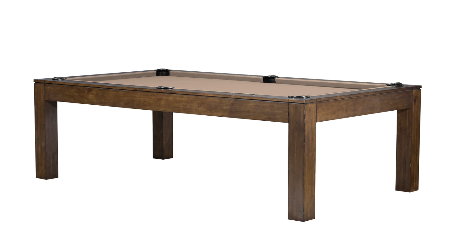 Baylor II 8 Ft Pool Table Dining Collection - Rustic Series