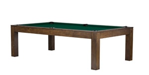 Legacy Billiards 8 Ft Baylor II Pool Table in Gunshot Finish with Green Cloth