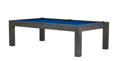 Legacy Billiards Baylor II Pool Table in Shade Finish with Euro Blue Cloth