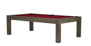 Legacy Billiards 7 Ft Baylor II Pool Table in Shade Finish with Red Cloth