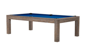Legacy Billiards 7 Ft Baylor II Pool Table in Smoke Finish with Blue Cloth
