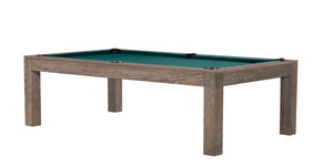 Legacy Billiards 8 Ft Baylor II Pool Table in Smoke Finish with Green Cloth