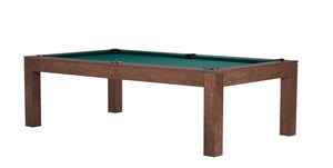 Legacy Billiards 8 Ft Baylor II Pool Table in Walnut Finish with Green Cloth