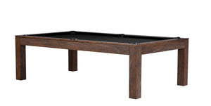 Legacy Billiards 8 Ft Baylor II Pool Table in Whiskey Barrel Finish with Black Cloth
