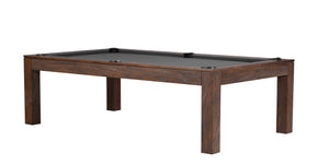 Legacy Billiards 7 Ft Baylor II Pool Table in Whiskey Barrel Finish with Grey Cloth