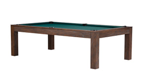 Legacy Billiards 8 Ft Baylor II Pool Table in Whiskey Barrel Finish with Green Cloth