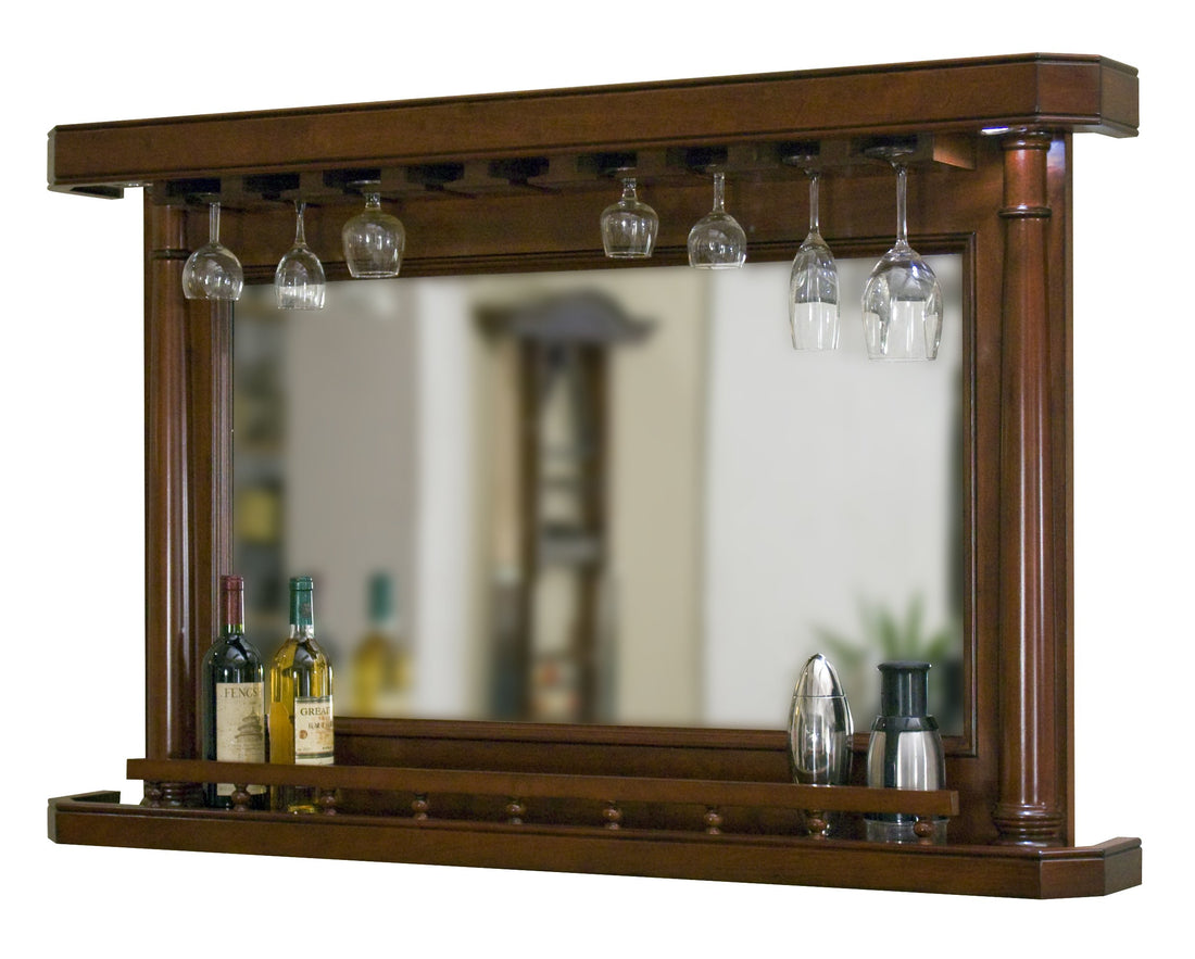 Legacy Billiards Sterling Back Bar with Glassware and Bottles