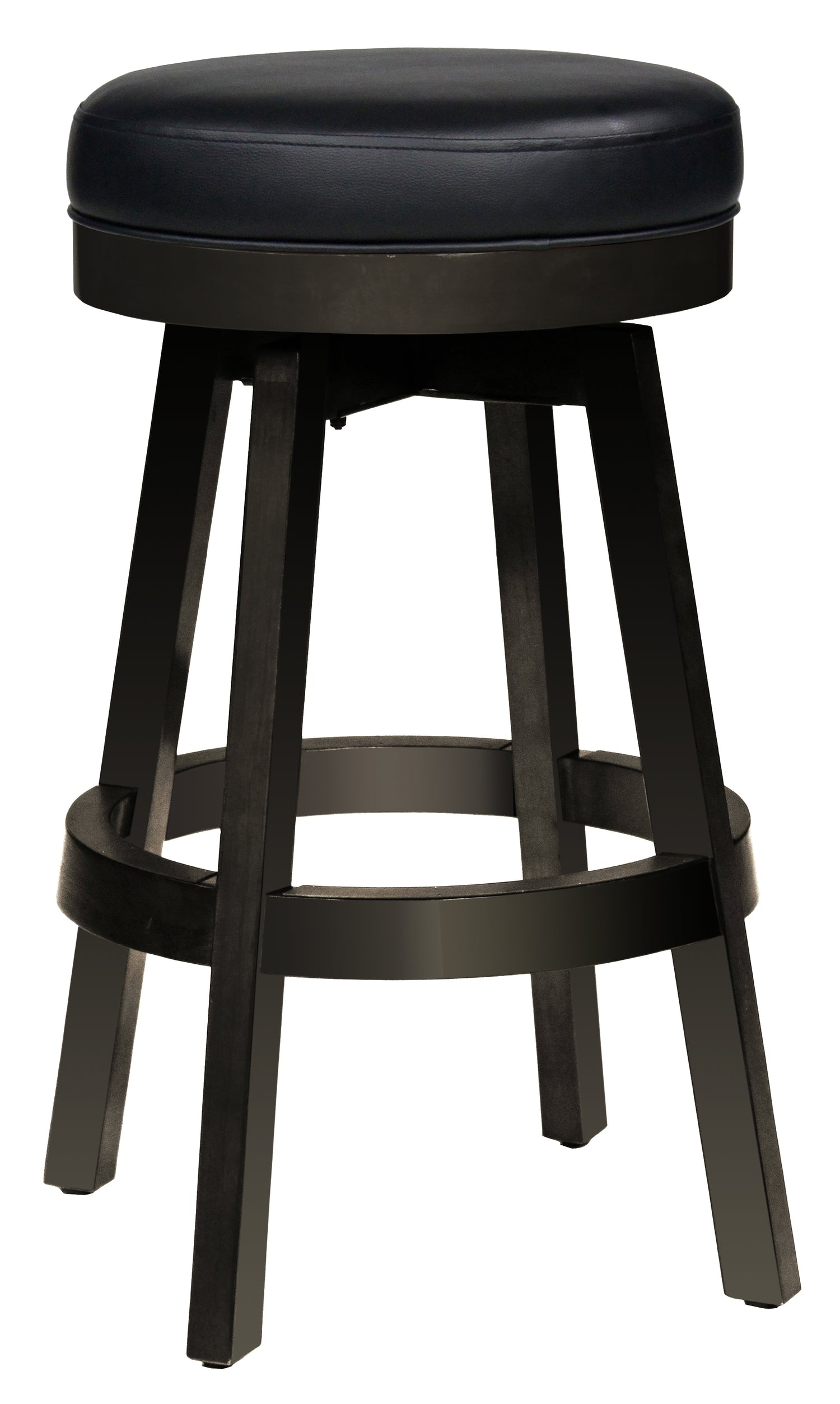 Legacy Billiards Classic Backless Barstool in Raven Finish