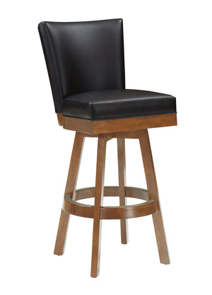 Legacy Billiards Classic Flex Back Barstool in Walnut Finish