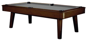 Legacy Billiards 7 Ft Collins Pool Table in Nutmeg Finish with Grey Cloth