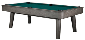 Legacy Billiards 7 Ft Collins Pool Table in Shade Finish with Green Cloth