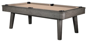 Legacy Billiards 8 Ft Collins Pool Table in Shade Finish with Tan Cloth