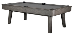Legacy Billiards 8 Ft Collins Pool Table in Shade Finish with Grey Cloth