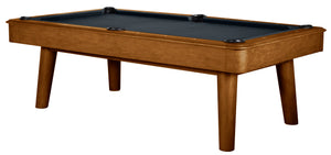 Legacy Billiards 8 Ft Collins Pool Table in Walnut Finish with Black Cloth