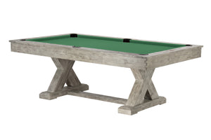 Legacy Billiards 7 Ft Cumberland Pool Table in Ash Grey Finish with Green Cloth