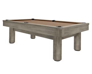 Legacy Billiards Dillard 7 Ft Pool Table in Overcast Finish with Desert Cloth