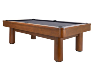 Legacy Billiards Dillard 7 Ft Pool Table in Walnut Finish with Grey Cloth