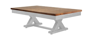 Legacy Billiards 8 Ft Outdoor Dining Top in Natural Acacia Finish