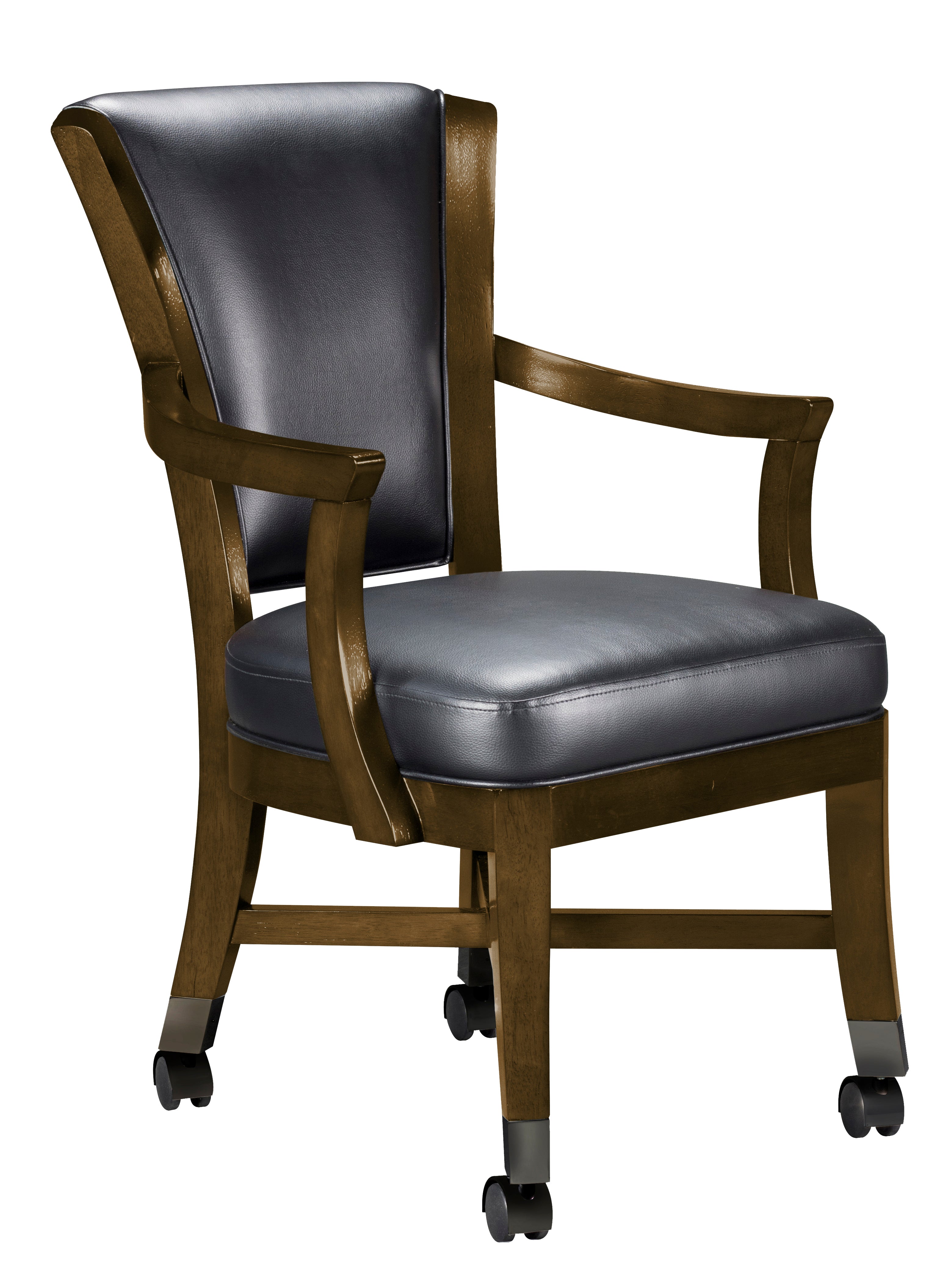 Legacy Billiards Elite Caster Game Chair in Nutmeg Primary Image
