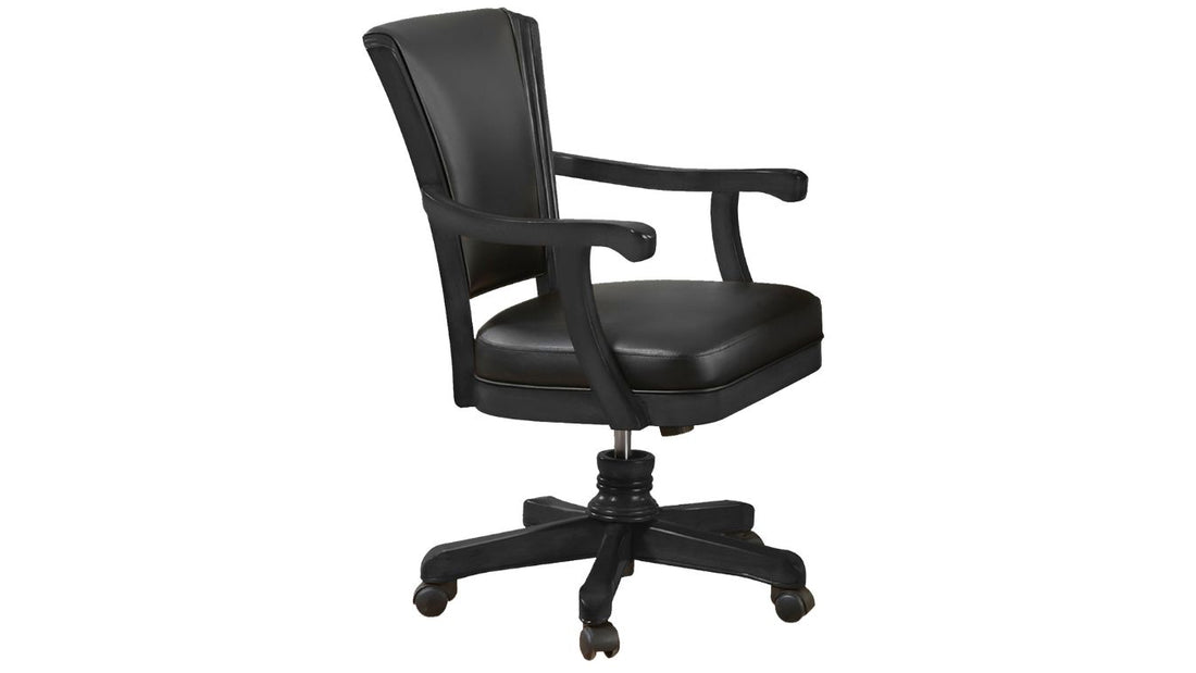 Legacy Billiards Elite Gas Lift Game Chair in Raven Finish