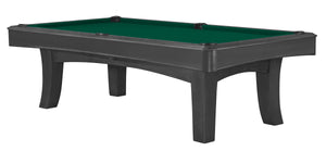 Legacy Billiards 7 Ft Ella II Pool Table in Graphite Finish with Dark Green Cloth
