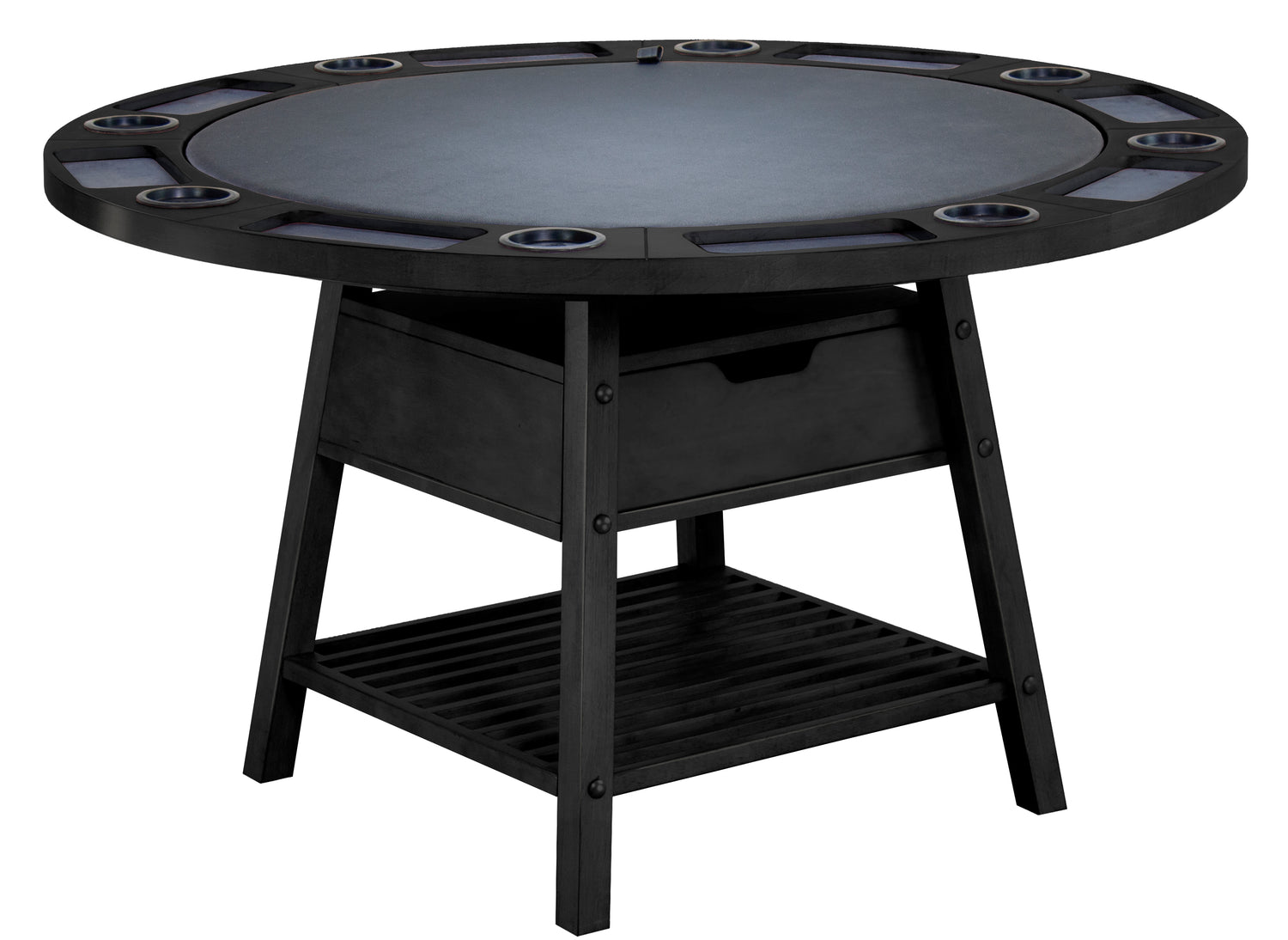 Legacy Billiards Emory 2 in 1 Game Table in Graphite Finish
