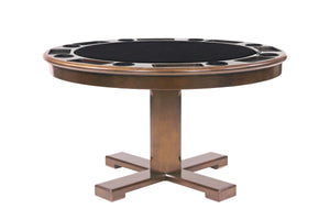 Legacy Billiards Heritage 3 in 1 Game Table with Poker, Dining and Bumper Pool in Walnut Finish