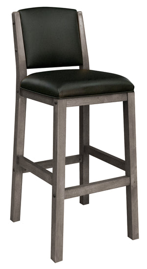 Legacy Billiards Heritage Backed Barstool in Shade Finish