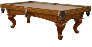 Legacy Billiards 7 Ft Mallory Pool Table in Walnut Finish with Tan Cloth