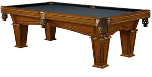 Legacy Billiards 8 Ft Mesa Pool Table in Walnut Finish with Black Cloth