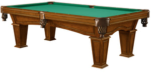 Legacy Billiards 7 Ft Mesa Pool Table in Walnut Finish with Green Cloth