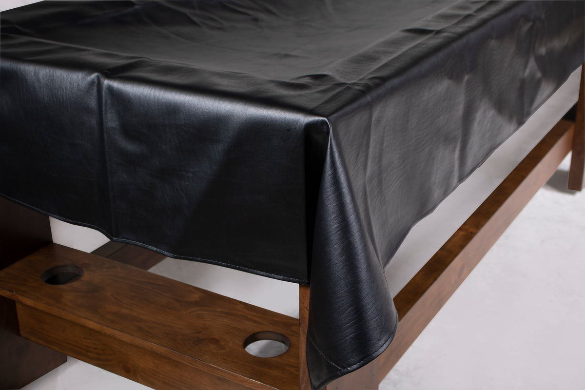 GSE 9'/12'/14'/16' Brown Heavy-Duty Leatherette Shuffleboard Table GSE 9'/12'/14'/16' Brown Heavy-Duty Leatherette Shuffleboard Table